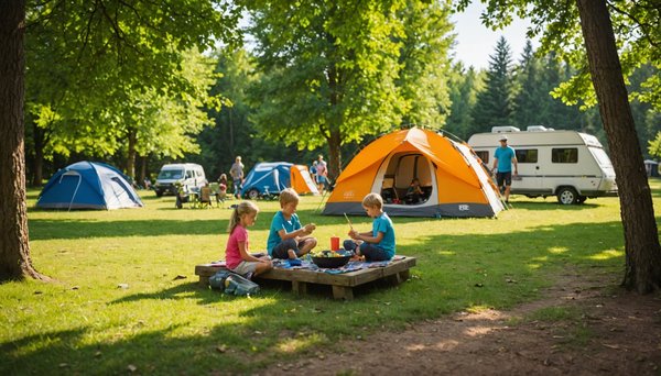 Top destinations de campings étoilés avec des activités pour toute la famille